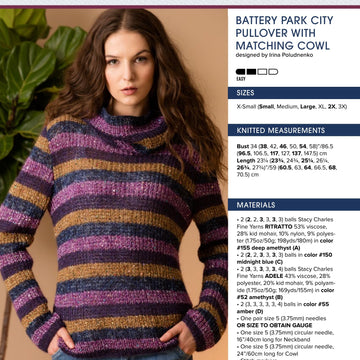 Stacy Charles Fine Yarns Battery Park Pullover & Cowl