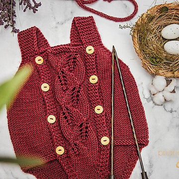 Blooming Knit Romper & Bonnet