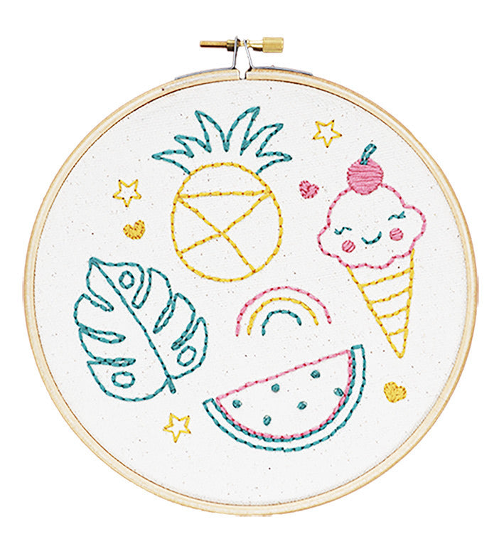 The Modern Crafter Beginner Printed Embroidery Kit