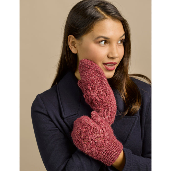 Valley Yarns Dreidel Mittens Knitting Pattern