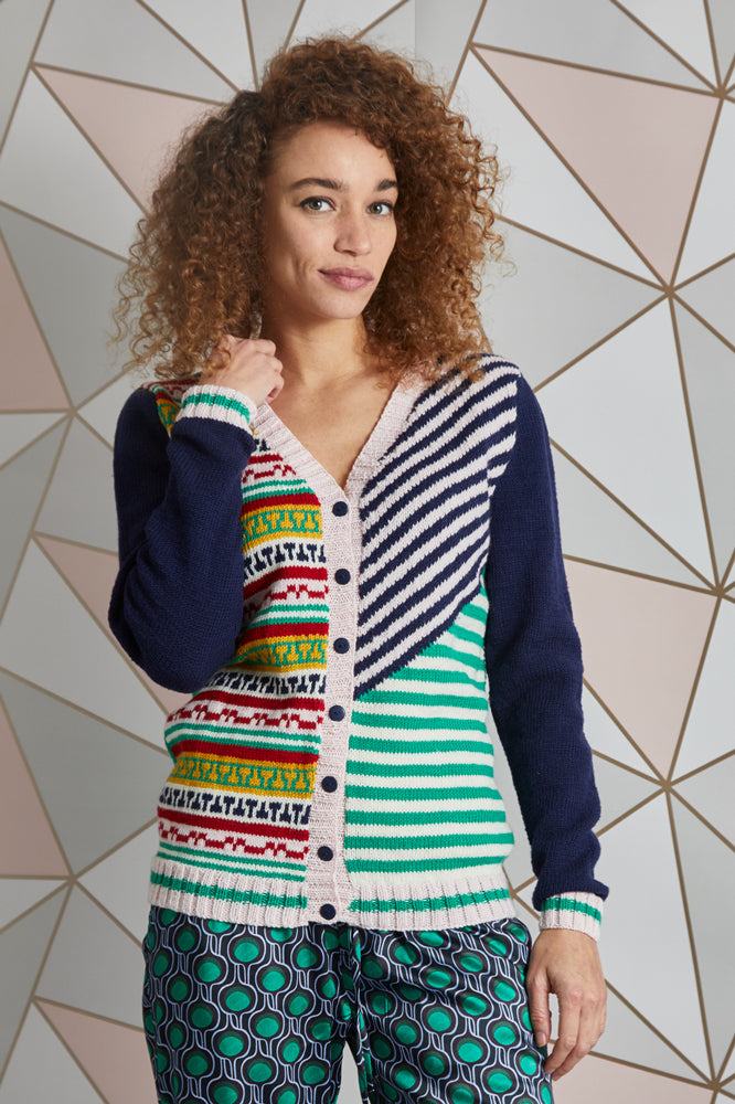 MillaMia Luna Fairisle Cardigan Knitting Pattern