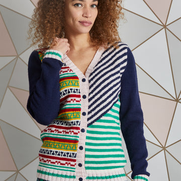 MillaMia Luna Fairisle Cardigan Knitting Pattern