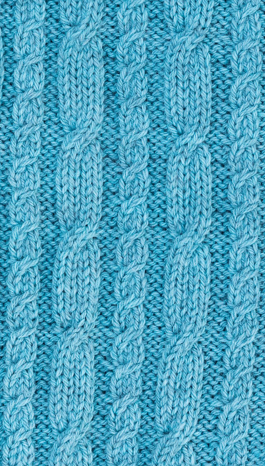 Sideways Cabled Yoke Pullover #192