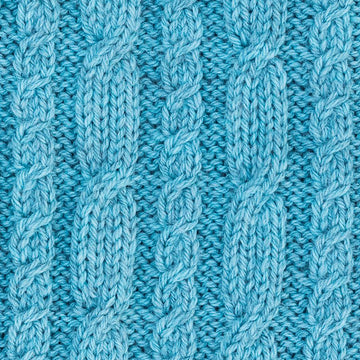 Sideways Cabled Yoke Pullover #192