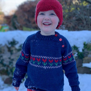 Floral Jumper and Hat