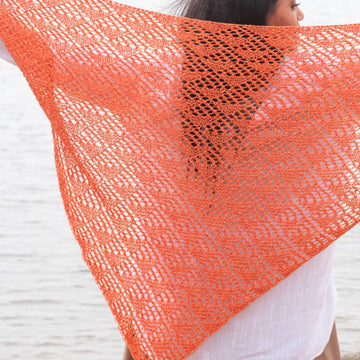 Wallagrass Shawl Wrap Knitting Pattern