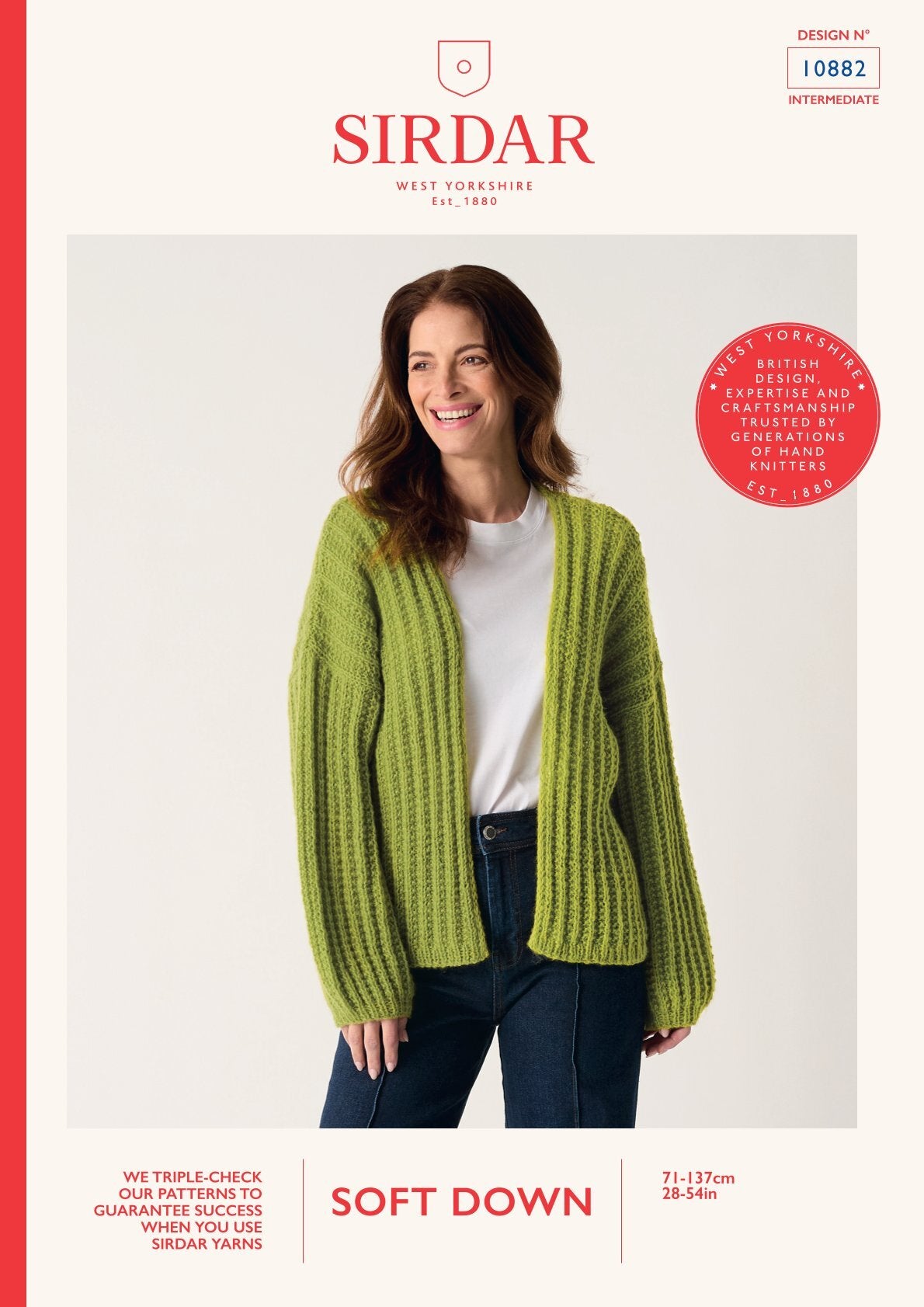 Cosy Days Cardigan in Sirdar Soft Down  10882 PDF