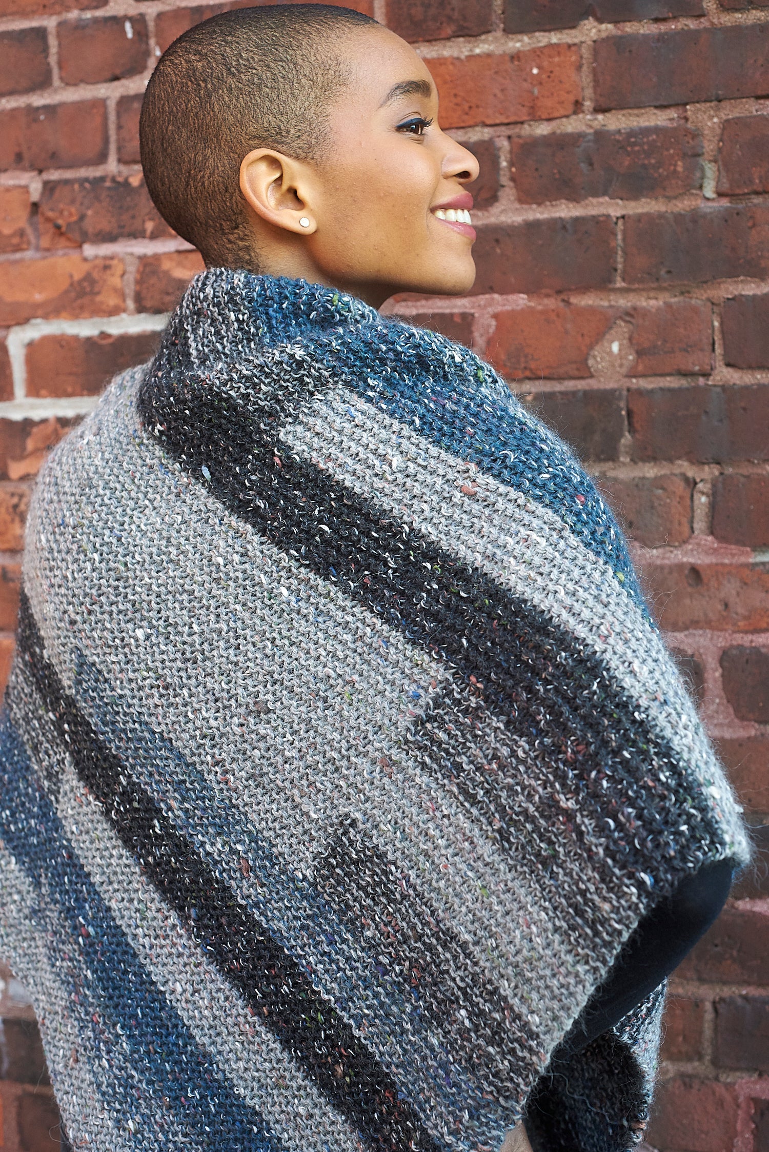 Berroco Olneyville Cape Knitting Pattern