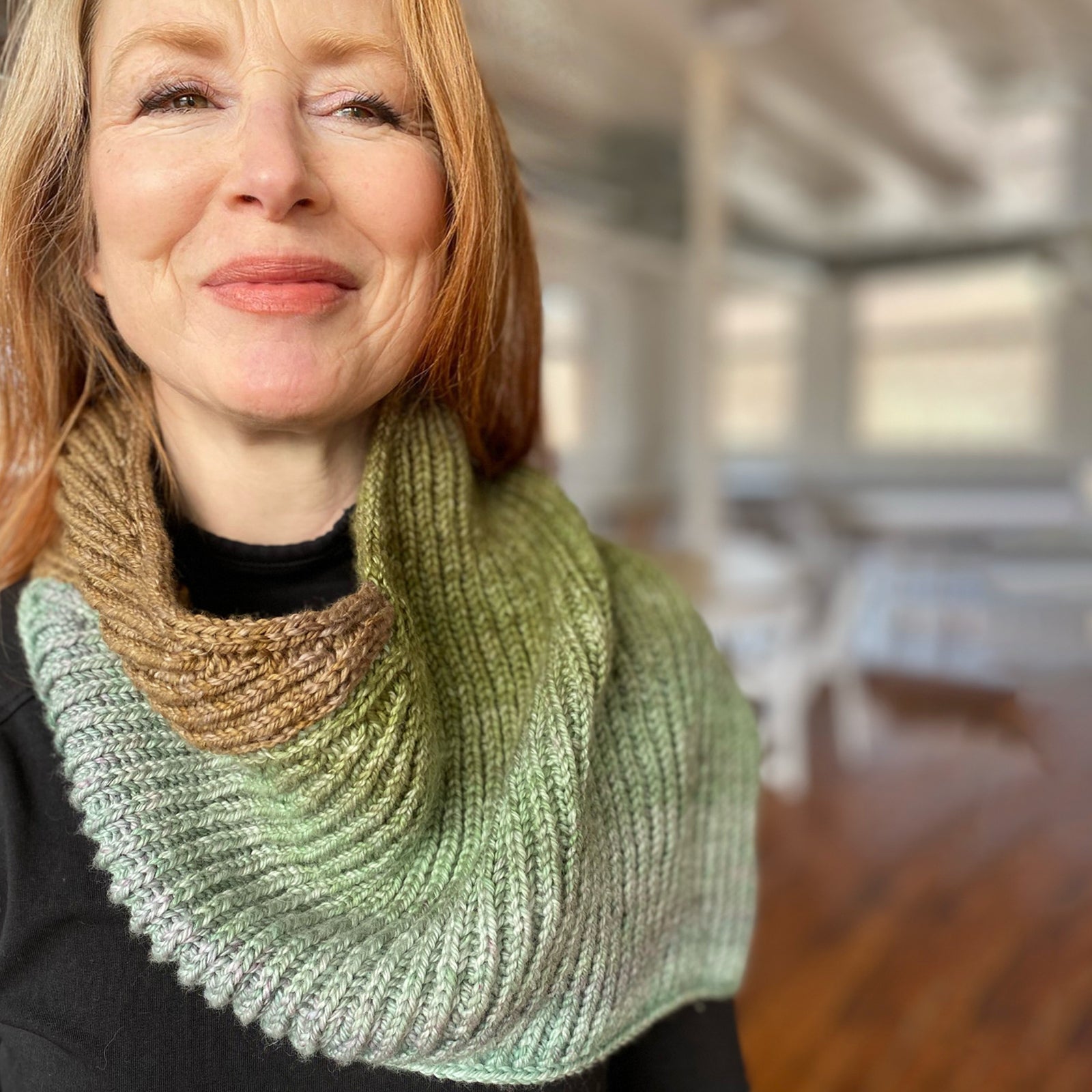 Freia Fine Handpaints Cyclone Cowl Knitting Pattern