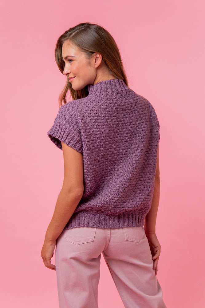 Paintbox Yarns Snug Season Sweater Vest Knitting Pattern