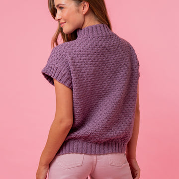 Paintbox Yarns Snug Season Sweater Vest Knitting Pattern