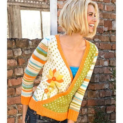 Spud & Chloe by Blue Sky Fibers Tiptoe Cardigan Knitting