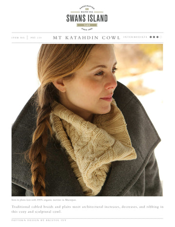 Swans Island Mt. Katahdin Cowl Knitting Pattern