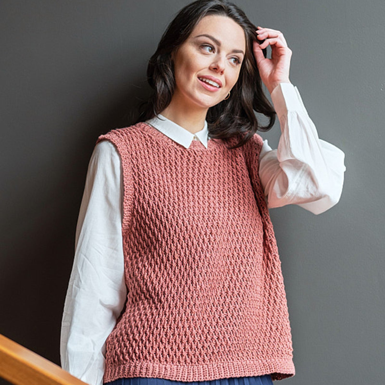 Berroco Lawler Vest Crochet Pattern