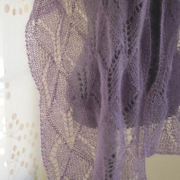 #306 Amethyst Shawl
