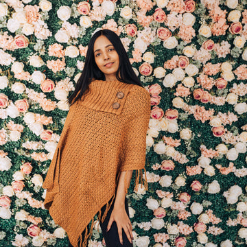 Sugar Maple Poncho Cape Crochet Pattern