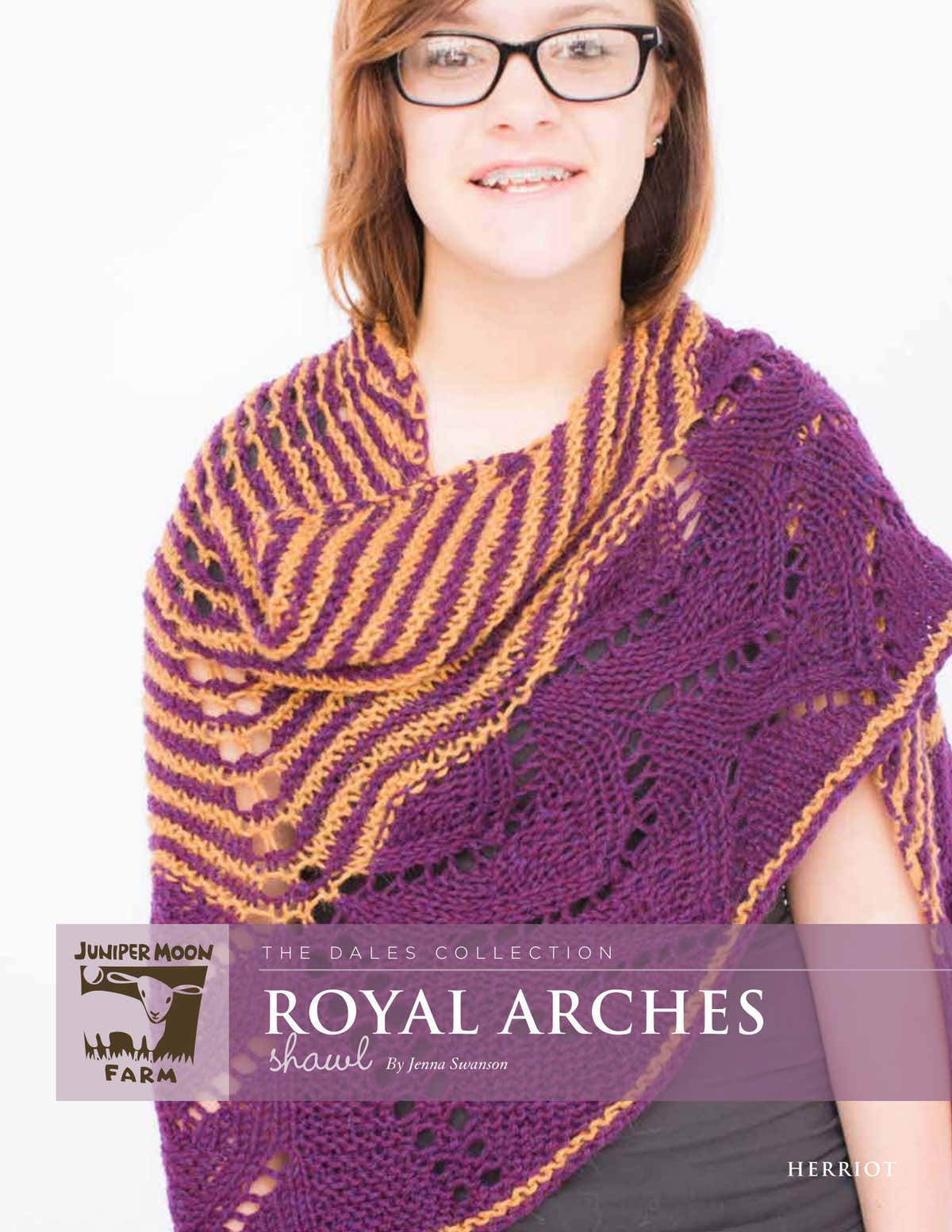 Juniper Moon Farm Royal Arches Shawl Wrap Knitting Pattern