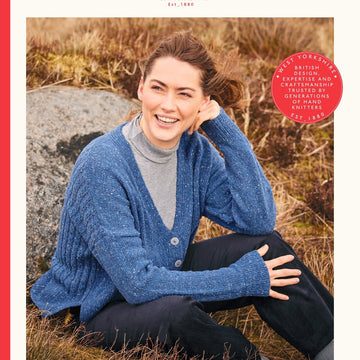 Sirdar Mock Cable V-Neck Cardigan Knitting Pattern