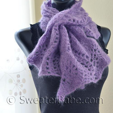 #34 Wavy Edged Crochet Scarf
