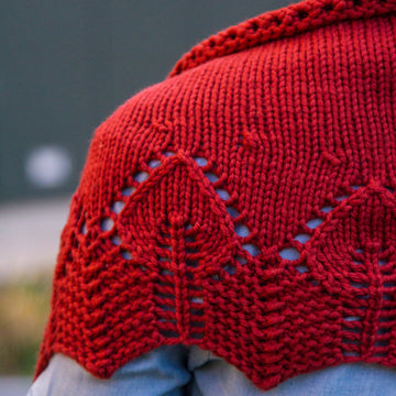 Valley Yarns Firelight Shawl Knitting Pattern