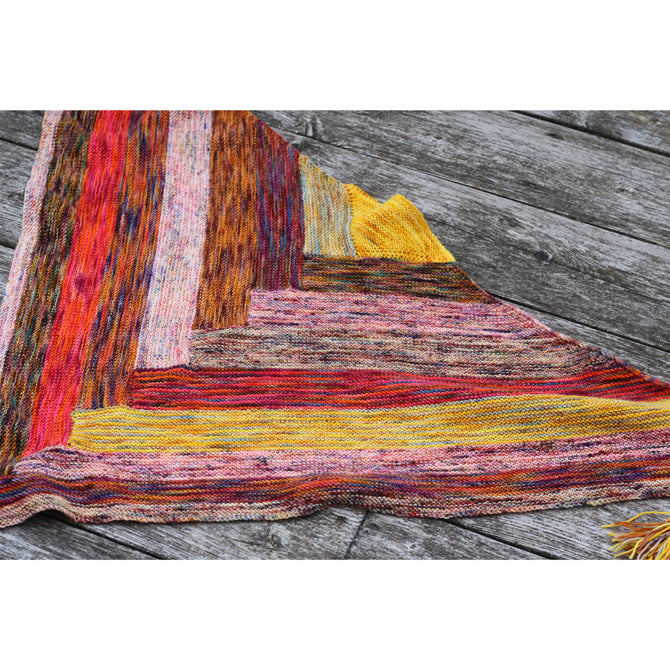 Koigu Tango Glow Wrap Knitting Pattern