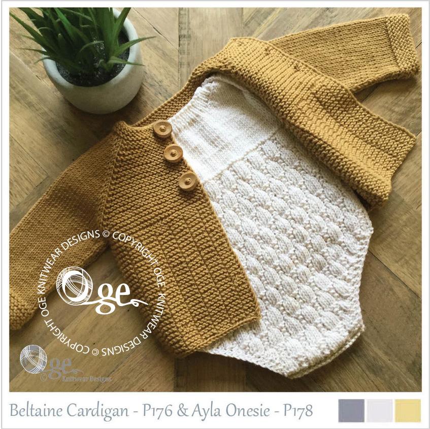 Romper & Cardigan - Beltaine P176 + P178