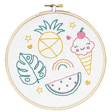 The Modern Crafter Beginner Printed Embroidery Kit