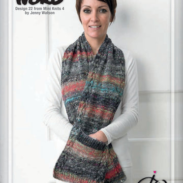 Noro 22 Scarf With Pockets PDF - Designer Mini Knits 4