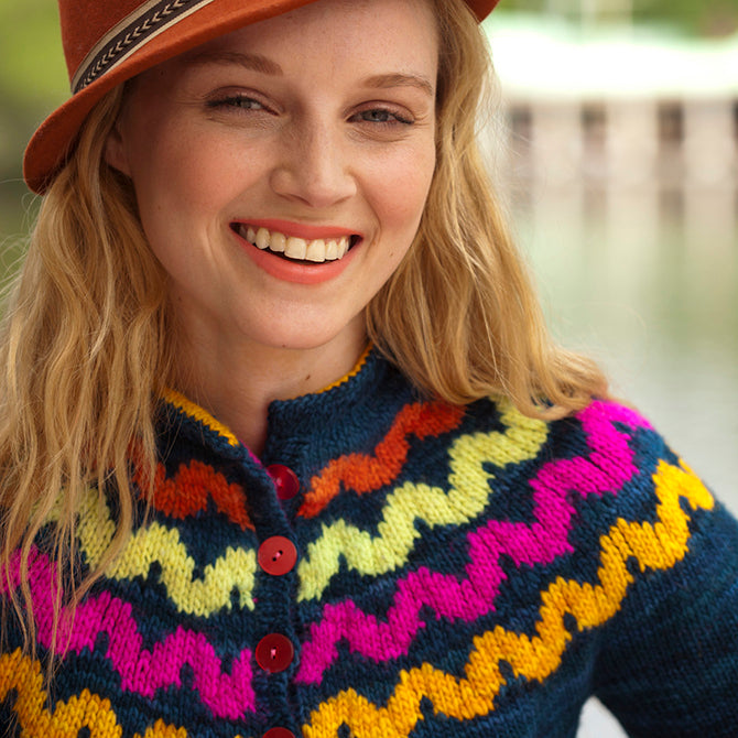 Malabrigo Pinebank Cardigan Knitting Pattern