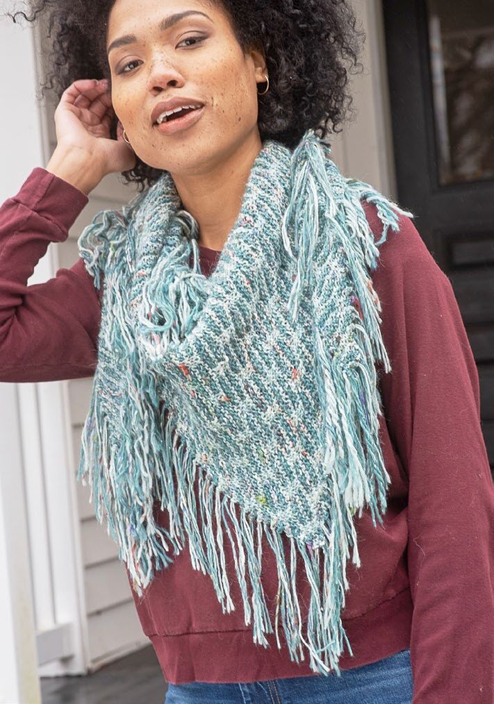 Olivet Shawl Cape Knitting Pattern