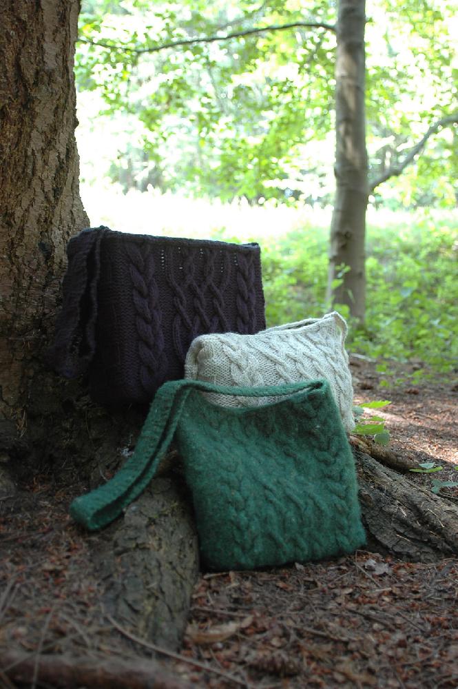Fishernet Cable Shoulder Bag