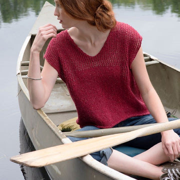 Berroco Fragaria Tee Top Knitting Pattern