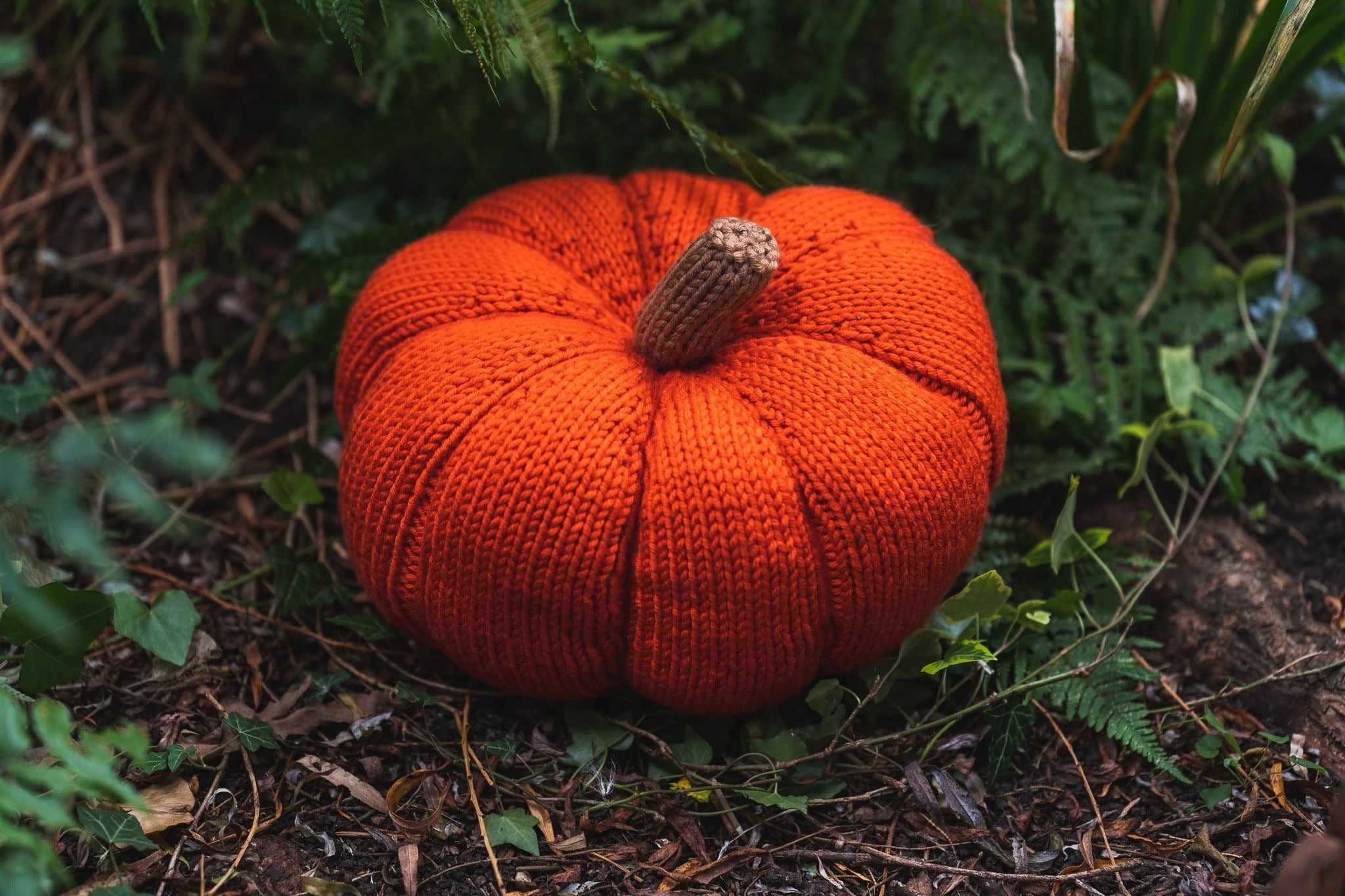 Deramores Pumpkin Decoration Knitting Pattern