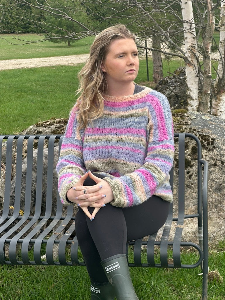 The Cloud 9 Sweater Jumper Knitting Pattern