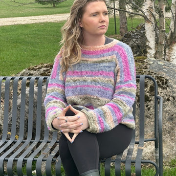 The Cloud 9 Sweater Jumper Knitting Pattern