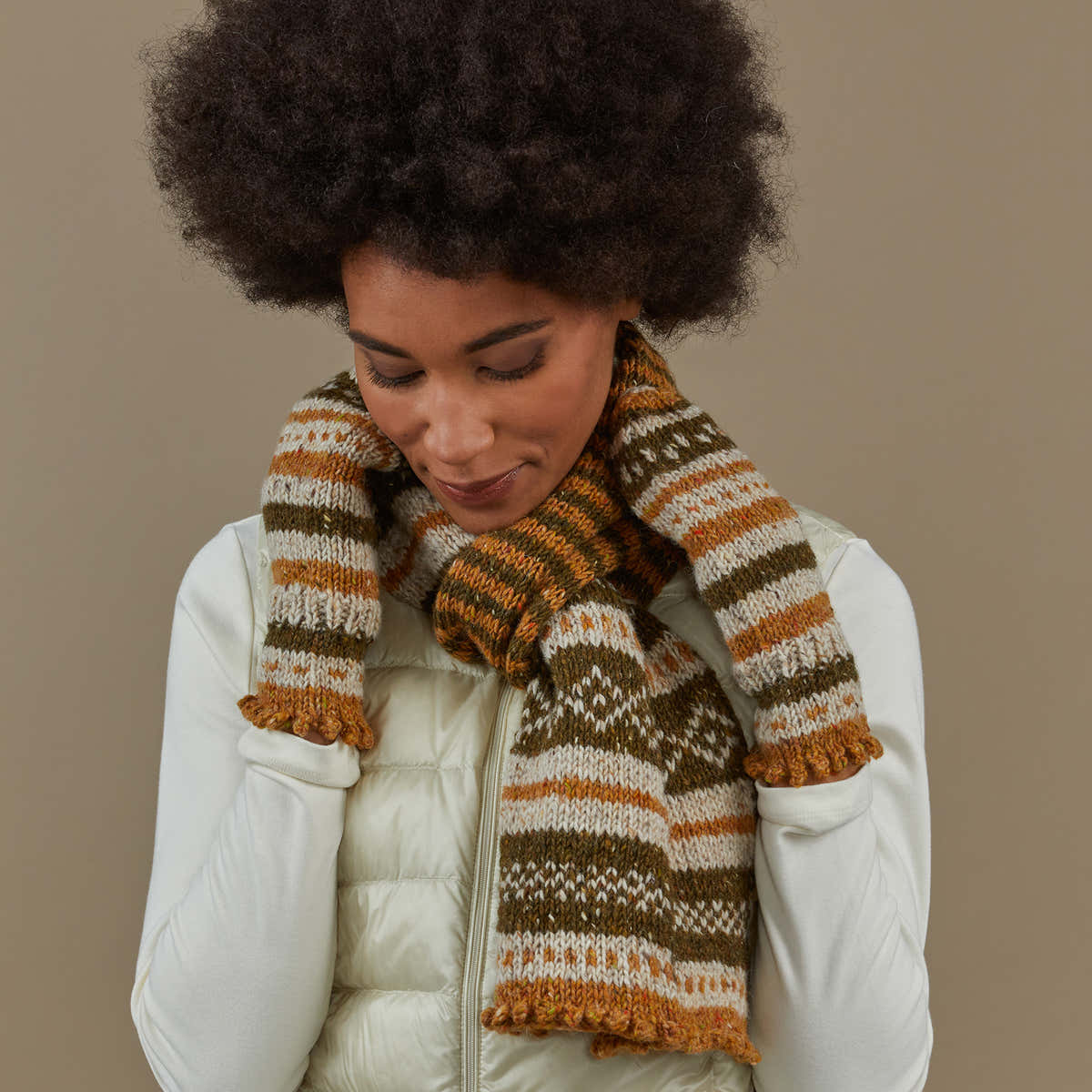Tahki Yarns Carson City Hat & Scarf Knitting Pattern