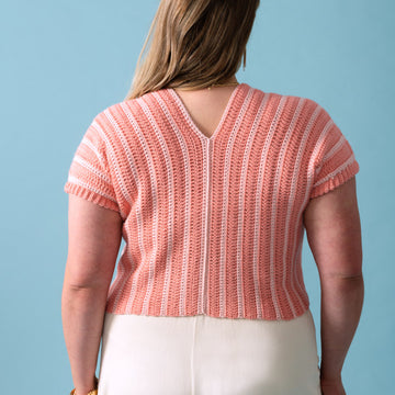 Senna Top in Berroco Cashmello Crochet Pattern