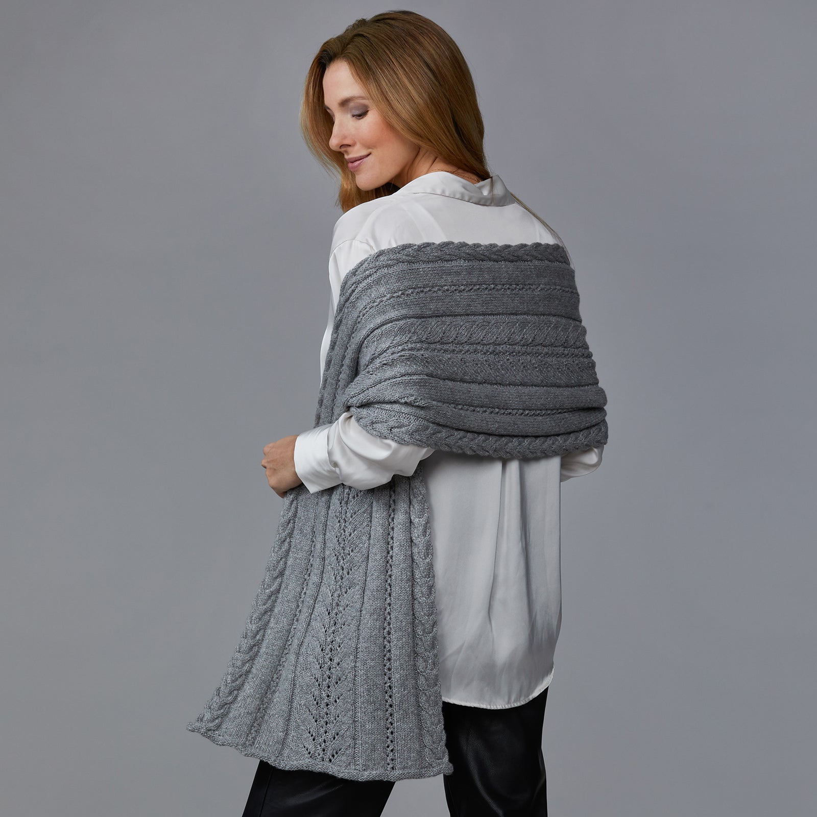 Stacy Charles Fine Yarns Oakleigh Wrap Knitting Pattern