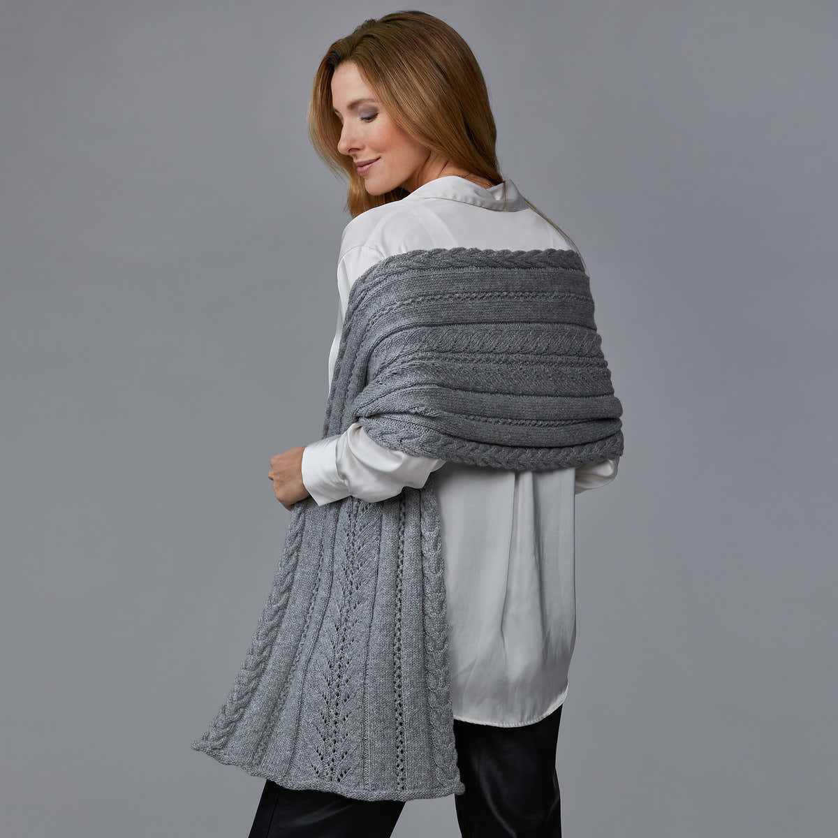 Stacy Charles Fine Yarns Oakleigh Wrap Knitting Pattern