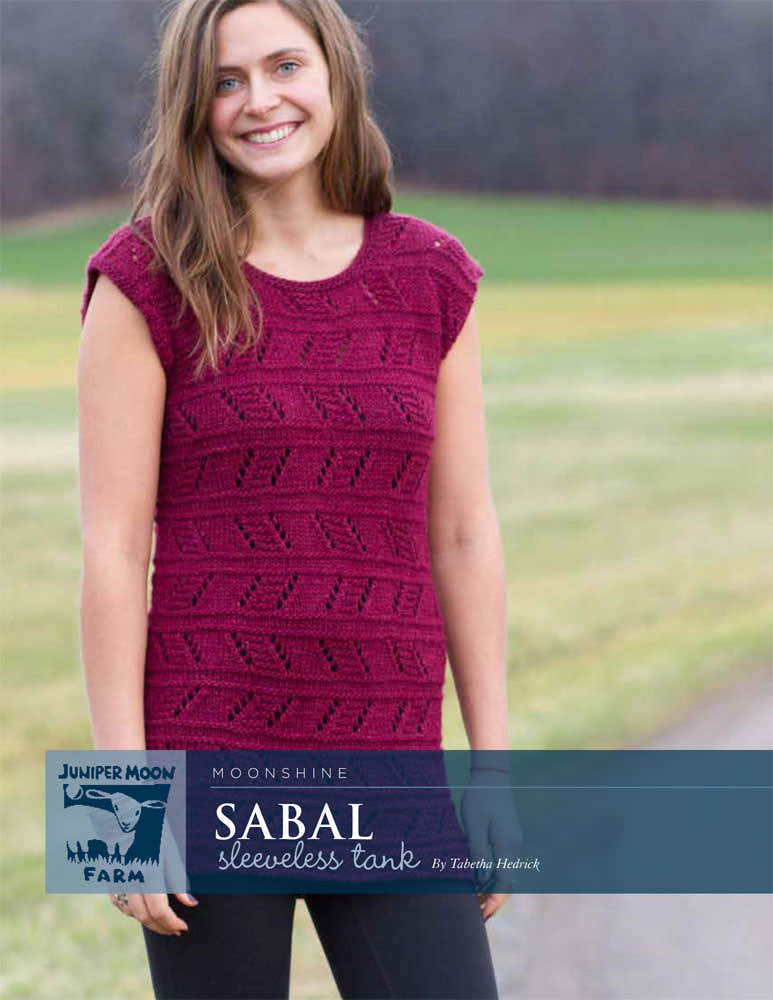 Sabal Sleeveless Tank Top Knitting Pattern