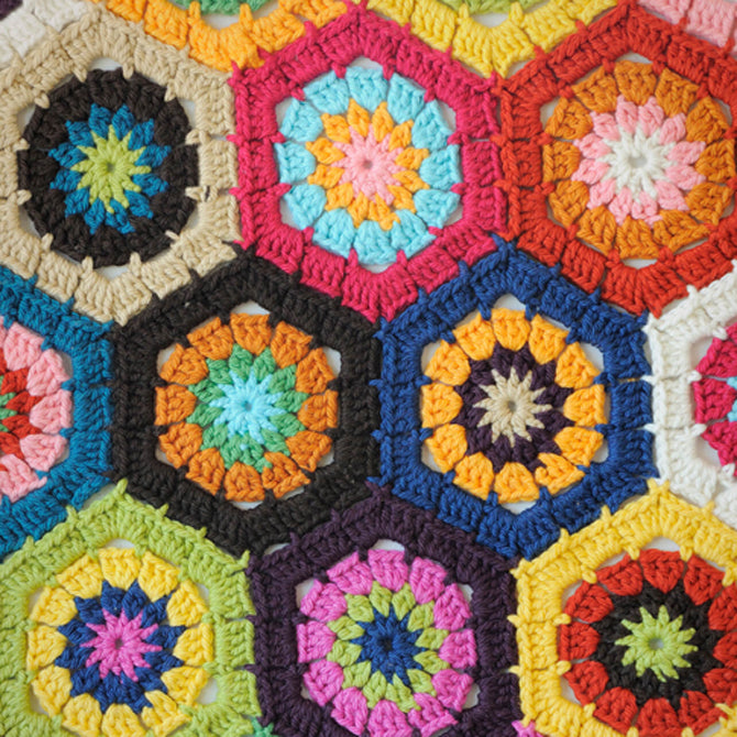Spud & Chloe by Blue Sky Fibers Seeing Stars Blanket Crochet