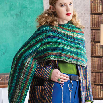 Pointed Poncho in Noro Bachi - 16086 - PDF