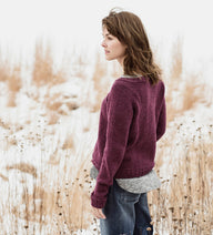 Blue Sky Fibers Cromwell Pullover Jumper Knitting Pattern
