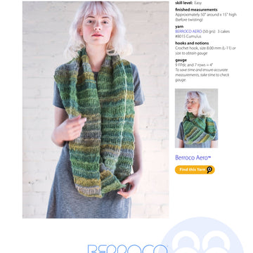 Berroco Savio Cowl Crochet Pattern