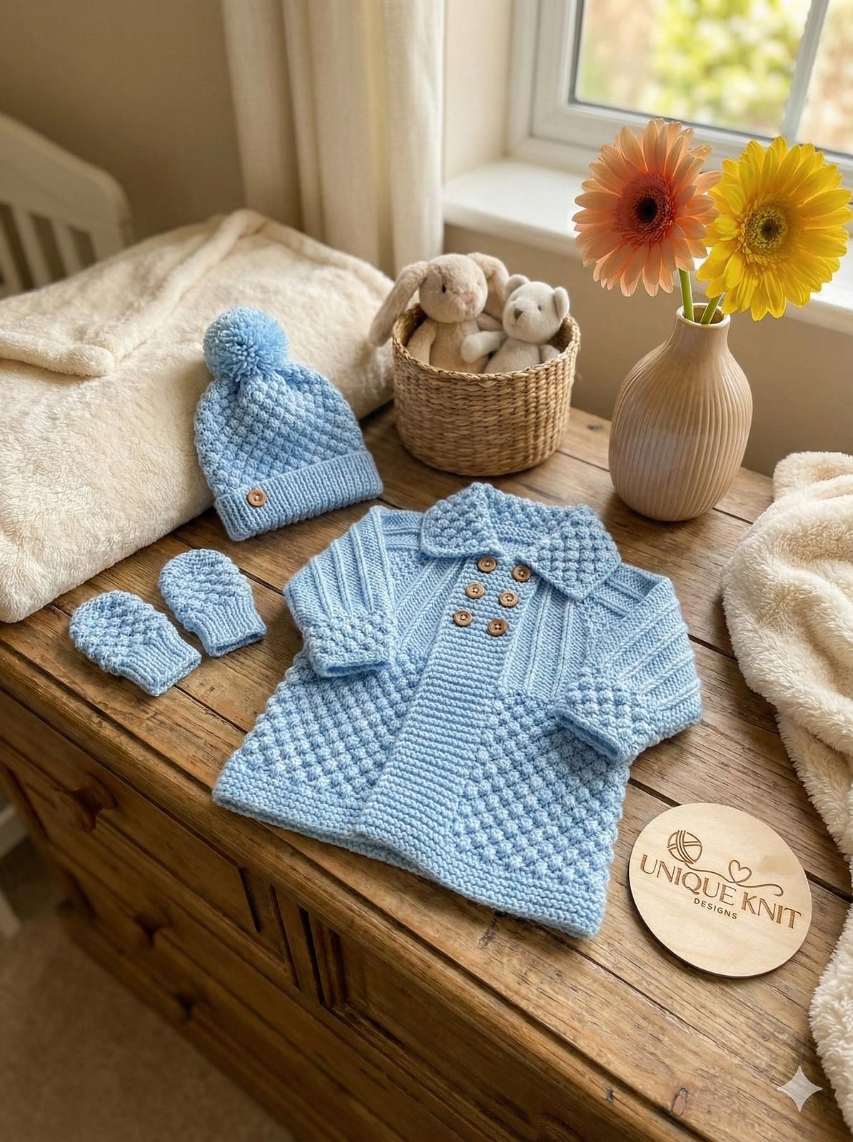 "Enchanted" 3 piece coat set