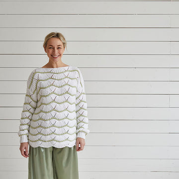 Debbie Bliss Wave Stitch Top Knitting Pattern