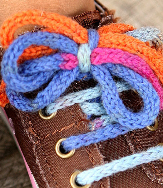 Friedrich Colorful Shoelaces Accessory Knitting Pattern