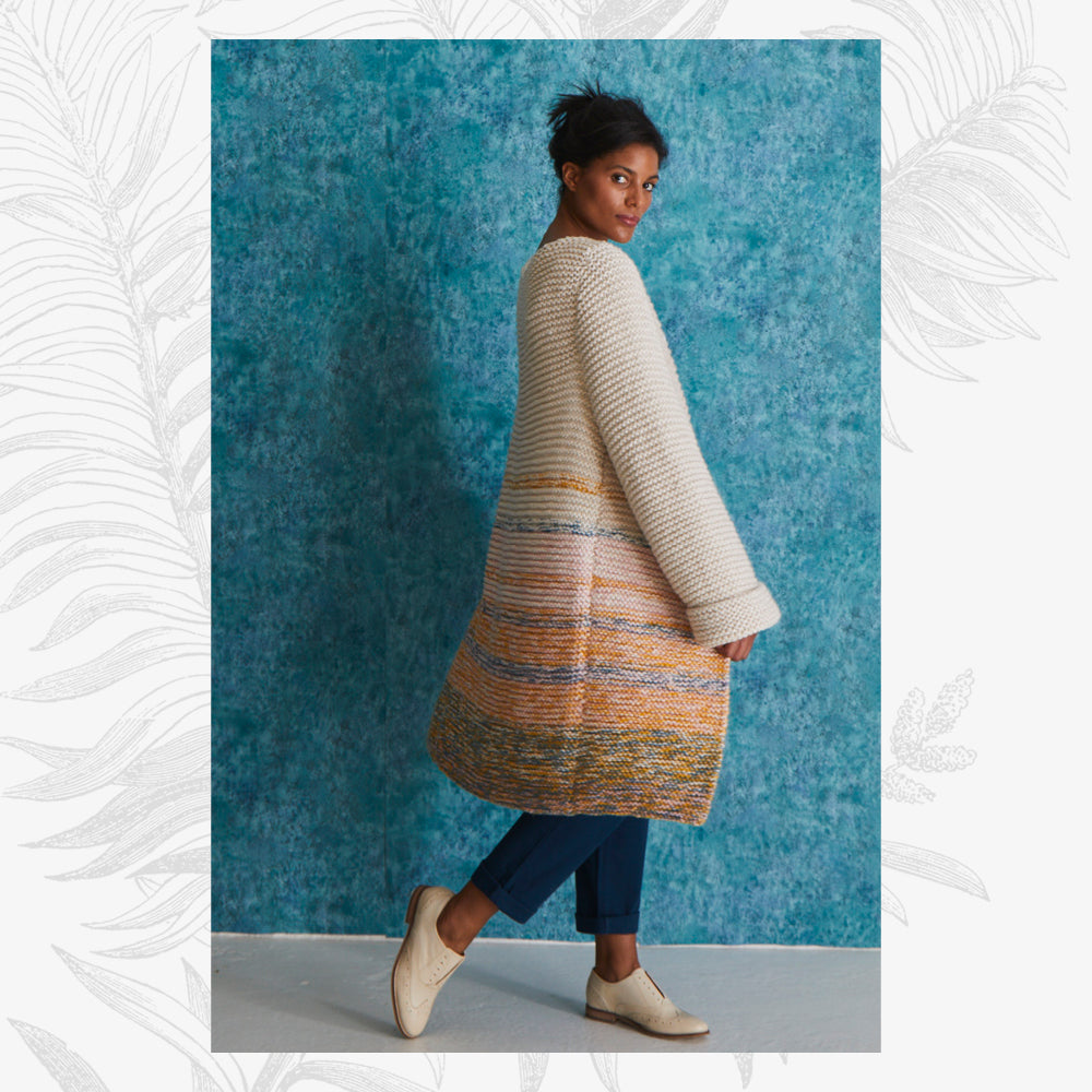 Willow & Lark Sunset Oversized Cardigan Knitting Pattern