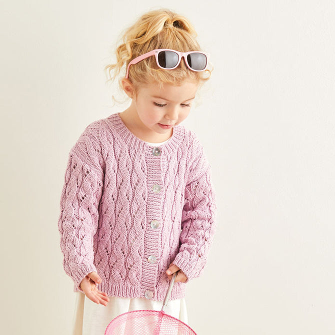Sirdar Wave Lace Cardigans Knitting Pattern