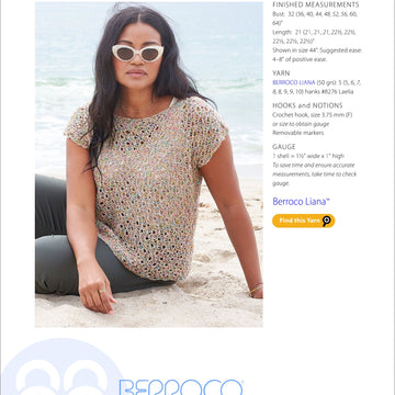Berroco Antilles Jumper Crochet Pattern
